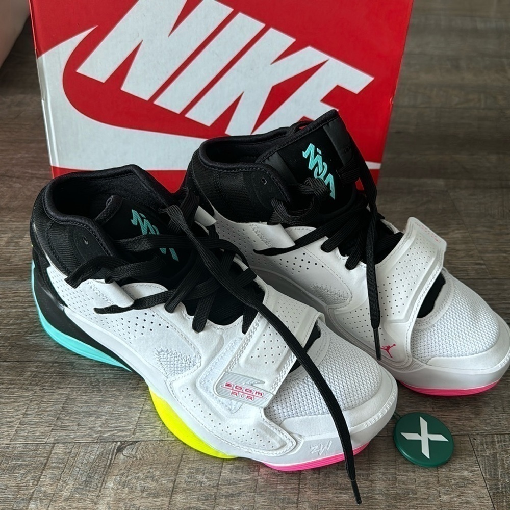New! JORDAN ZION 2 GS 'DYNAMIC TURQUOISE', Size 7